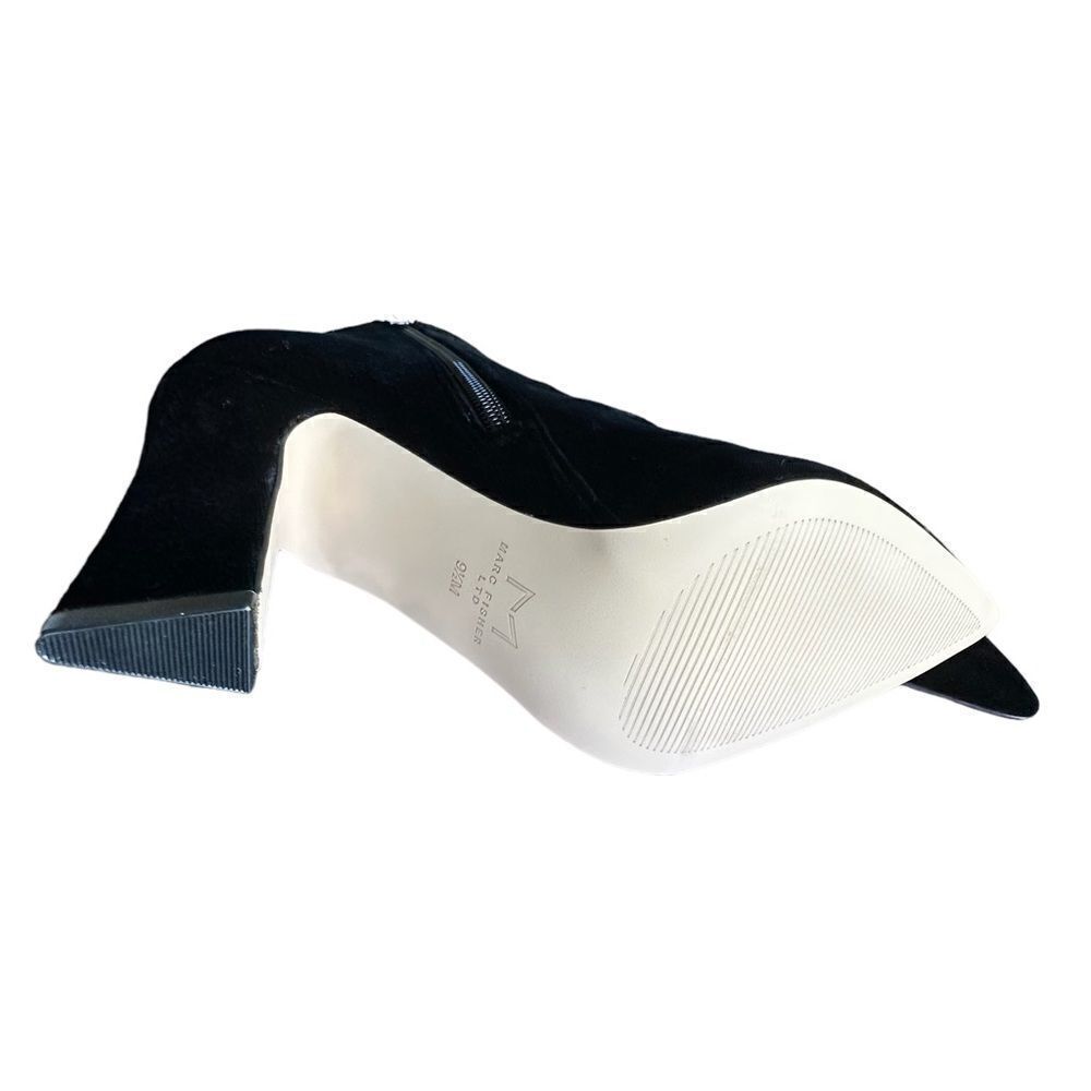NIB -Marc Fisher Black Mayae Pointed Toe Sculpted… - image 4